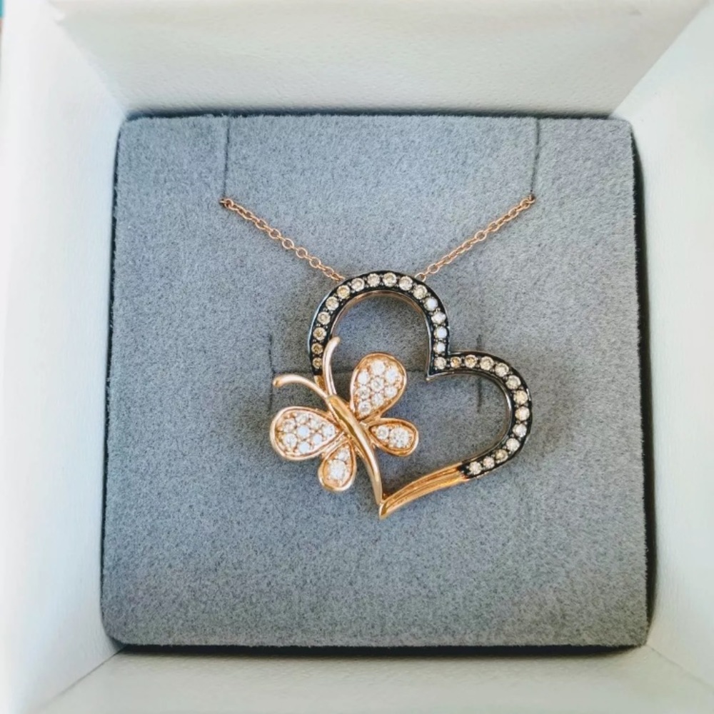 Le vian Chocolate Diamond Strawberry Gold Necklace
